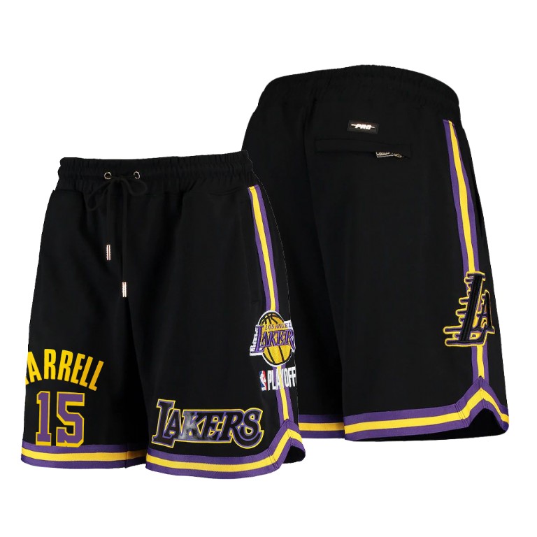 Men's Los Angeles Lakers Montrezl Harrell #15 NBA Pro Standard Player Icon Edition Black Basketball Shorts HST4883OJ